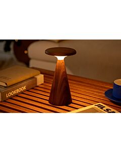 Gingko - Sylva Table Lamp - Large Walnut